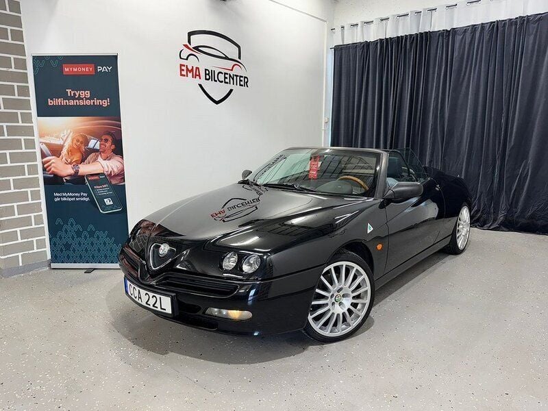 Svart Begagnad 1998 Alfa Romeo Spider Cab | 47 900 kr - Bild 1/4