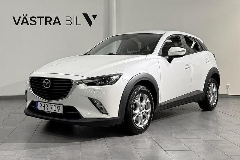 Vit Begagnad 2017 Mazda CX-3 Vision SUV | 174 900 kr (Marknadspris) - Bild 1/4