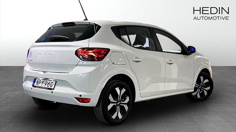 Ny Dacia Sandero Expression 90 HK (66 kW) 2025 Vit Halvkombi