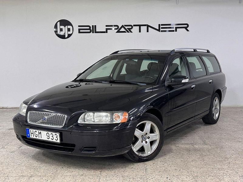 Svart Begagnad 2007 Volvo V70 Standard Kombi | 49 900 kr (Marknadspris) - Bild 1/4
