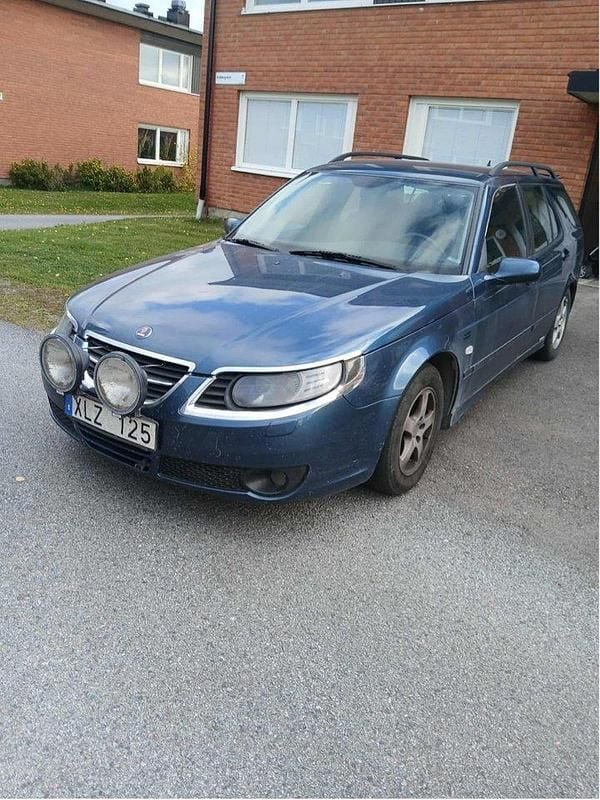 Blå Begagnad 2006 Saab 9-5 Vector Kombi | 16 000 kr (Bra pris) - Bild 1/4