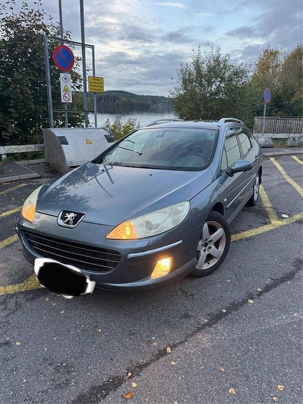 Grå Begagnad 2007 Peugeot 407 Kombi | 27 500 kr (Lite dyr) - Bild 1/4