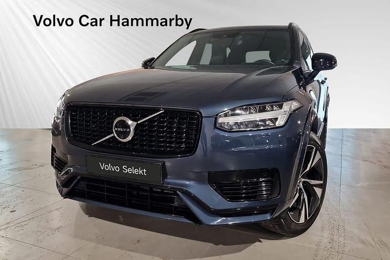 Begagnad Volvo XC90 R-Design 462 HK (339 kW) 2022 Blå SUV