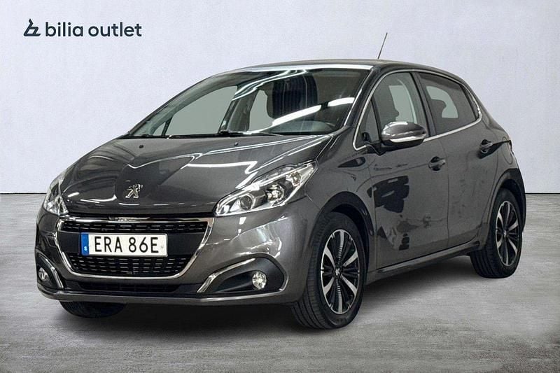 Grå Begagnad 2019 Peugeot 208 Allure Halvkombi | 109 900 kr (Superpris) - Bild 1/3