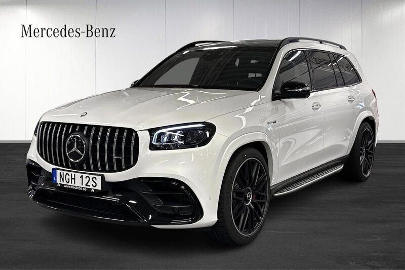 Vit (white) Ny 2024 Mercedes GLS63 AMG AMG SUV | 2 144 650 kr - Bild 1/4