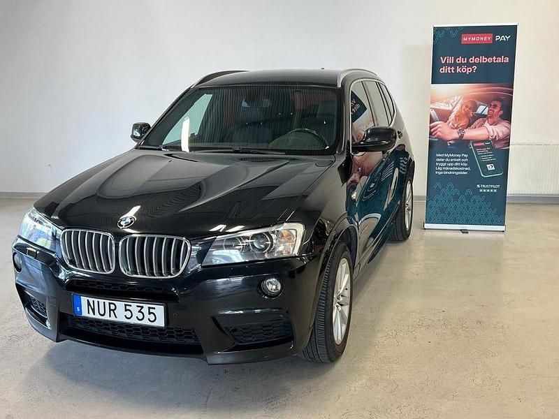 Svart Begagnad 2012 BMW X3 M Sport SUV | 139 800 kr (Marknadspris) - Bild 1/4