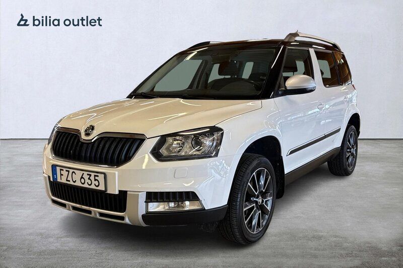 Vit Begagnad 2014 Skoda Yeti Outdoor SUV | 149 900 kr (Marknadspris) - Bild 1/3