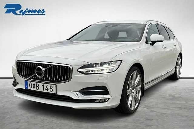 Vit (ice vit) Begagnad 2018 Volvo V90 Inscription Kombi | 279 800 kr (Marknadspris) - Bild 1/4