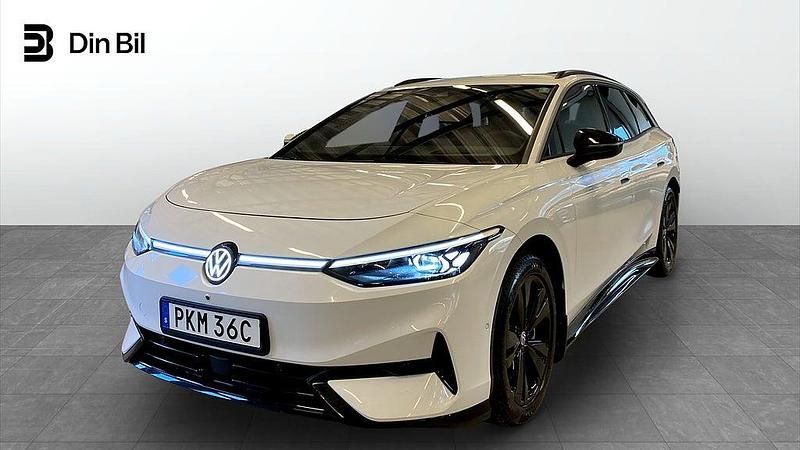 Vit Begagnad 2024 VW ID.7 Pro Kombi | 519 900 kr (Bra pris) - Bild 1/4