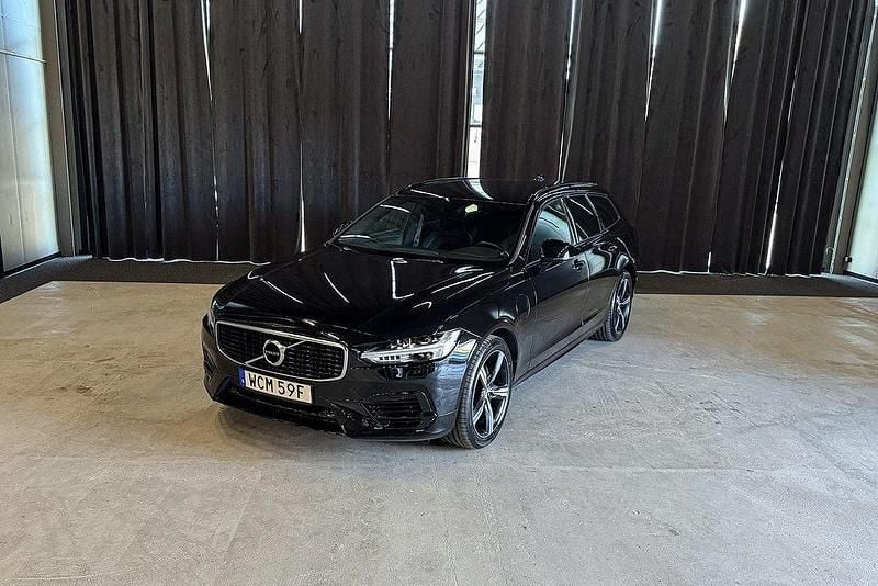 Svart Begagnad 2019 Volvo V90 R-Design Kombi | 349 900 kr (Bra pris) - Bild 1/4