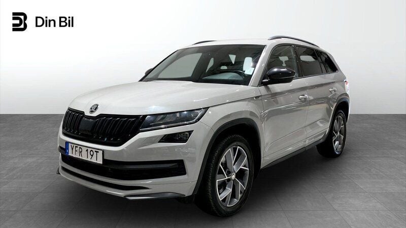 Grå Begagnad 2019 Skoda Kodiaq SportLine SUV | 264 900 kr (Bra pris) - Bild 1/4
