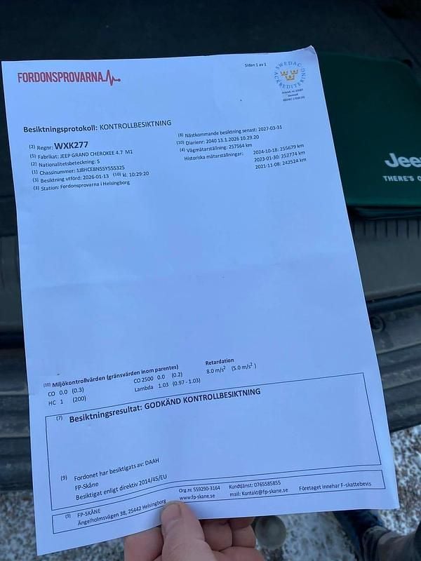 Begagnad Jeep Grand Cherokee 231 HK (169 kW) 2005 SUV