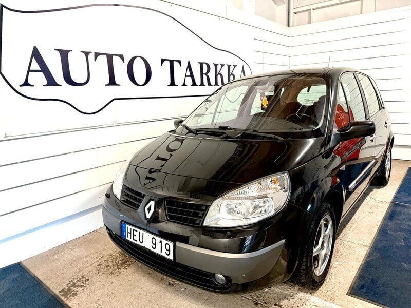 Svart Begagnad 2005 Renault Scénic II Minibuss | 24 900 kr (Dyr) - Bild 1/4