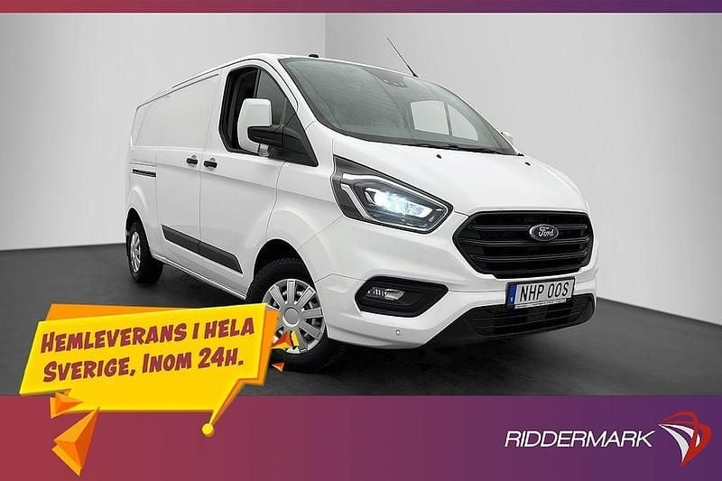 Vit Begagnad 2019 Ford Transit Custom Pickup | 169 800 kr - Bild 1/3