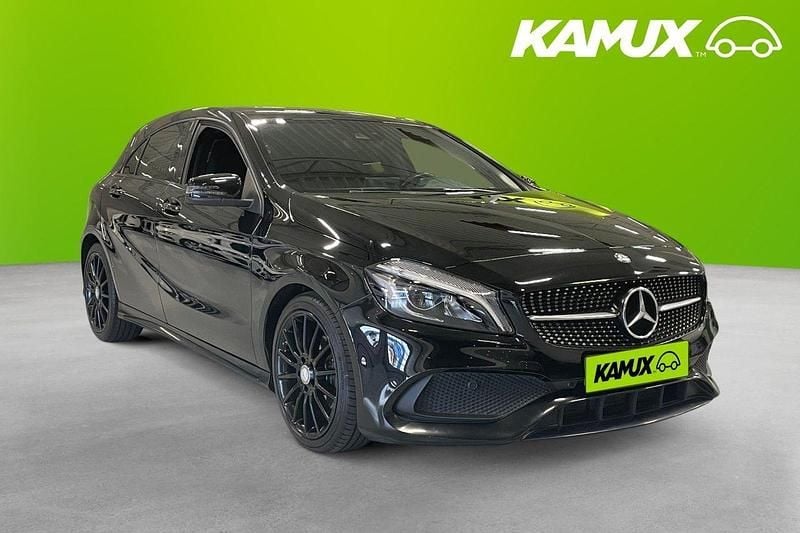 Svart Begagnad 2016 Mercedes A180 AMG Halvkombi | 174 900 kr (Lite dyr) - Bild 1/3