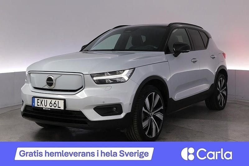 Silver Begagnad 2021 Volvo XC40 Pro SUV | 363 990 kr (Marknadspris) - Bild 1/4
