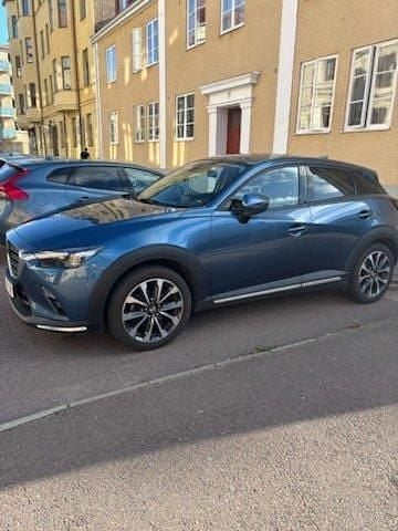 Blå Begagnad 2019 Mazda CX-3 Optimum SUV | 177 000 kr (Marknadspris) - Bild 1/4