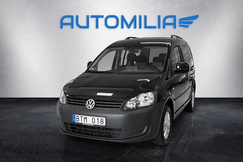 Svart Begagnad 2012 VW Caddy Minibuss | 109 900 kr - Bild 1/4