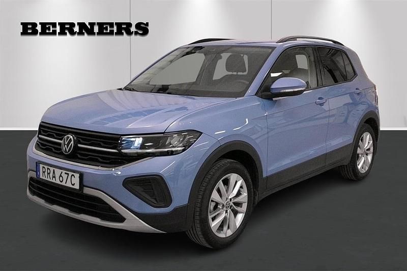 Ljusblå (blå) Begagnad 2024 VW T-Cross Life SUV | 229 900 kr (Lite dyr) - Bild 1/4