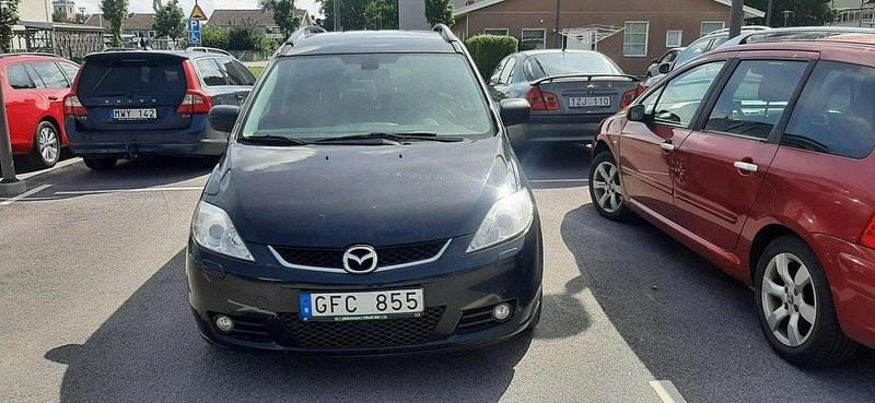 Svart Begagnad 2007 Mazda 5 Touring Minibuss | 15 000 kr (Bra pris) - Bild 1/4