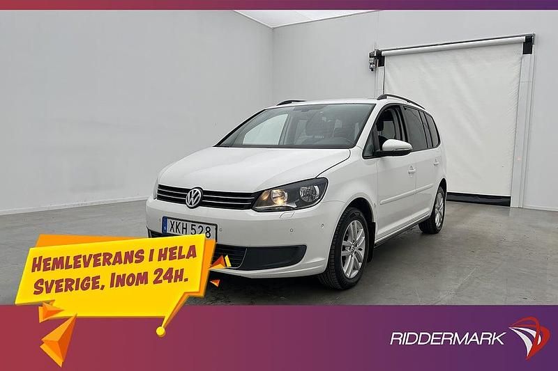 Vit Begagnad 2012 VW Touran Minibuss | 88 900 kr (Dyr) - Bild 1/3