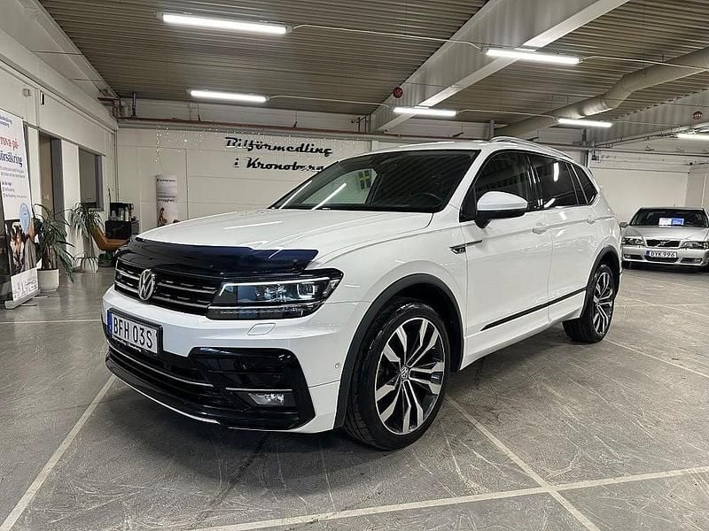 Begagnad VW Tiguan Allspace R-line 190 HK (139 kW) 2018 Vit SUV