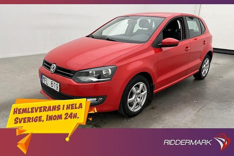Röd Begagnad 2011 VW Polo Halvkombi | 84 800 kr (Marknadspris) - Bild 1/3