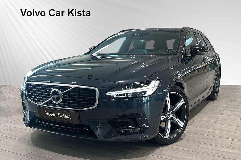 Grå Begagnad 2020 Volvo V90 R-Design Kombi | 339 900 kr (Bra pris) - Bild 1/4