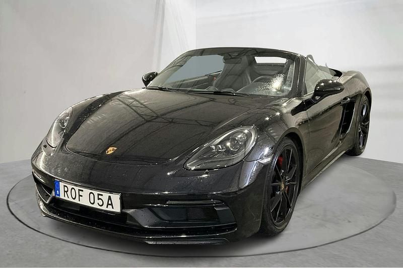 Svart Begagnad 2018 Porsche 718 Boxster GTS Cab | 670 000 kr - Bild 1/4