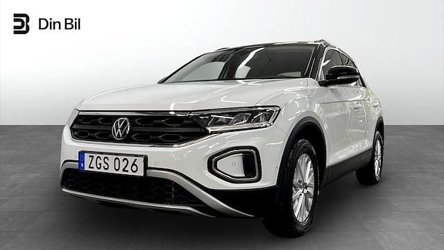 Vit Begagnad 2022 VW T-Roc Life SUV | 229 500 kr (Bra pris) - Bild 1/4