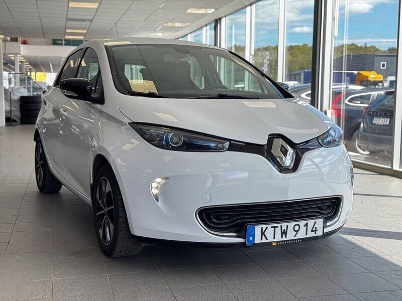 Vit Begagnad 2018 Renault Zoe Halvkombi | 99 900 kr (Marknadspris) - Bild 1/3