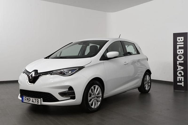 Vit Begagnad 2021 Renault Zoe Zen Halvkombi | 175 800 kr (Dyr) - Bild 1/4