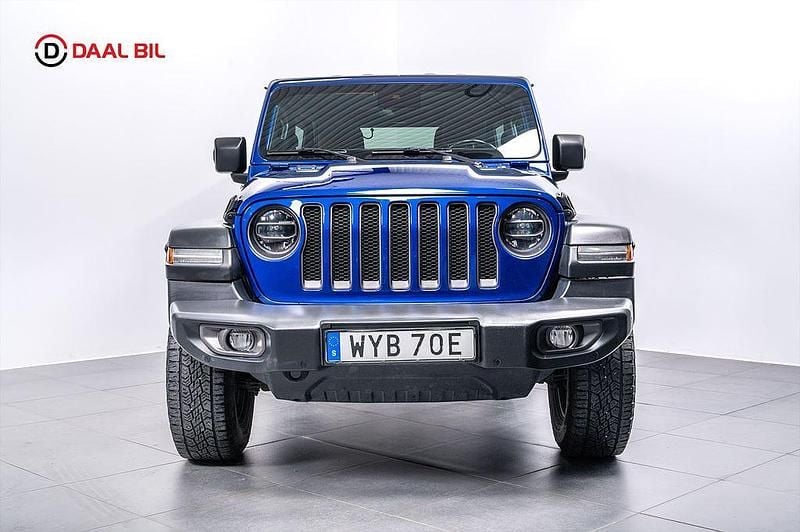 Begagnad Jeep Wrangler Unlimited Rubicon 272 HK (200 kW) 2020 Blå SUV
