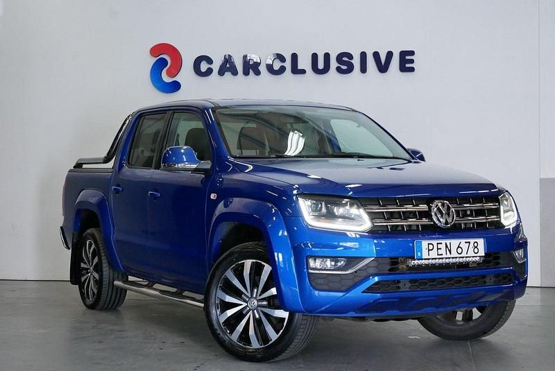 Blå Begagnad 2017 VW Amarok Pickup | 279 900 kr (Lite dyr) - Bild 1/4