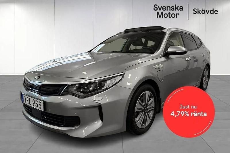 Grå Begagnad 2017 Kia Optima Plus Kombi | 189 200 kr (Marknadspris) - Bild 1/3