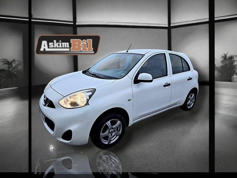 Vit Begagnad 2013 Nissan Micra Halvkombi | 29 900 kr (Marknadspris) - Bild 1/4