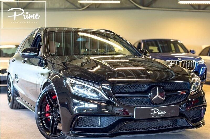 Svart Begagnad 2017 Mercedes C63S AMG AMG Kombi | 479 900 kr (Lite dyr) - Bild 1/4