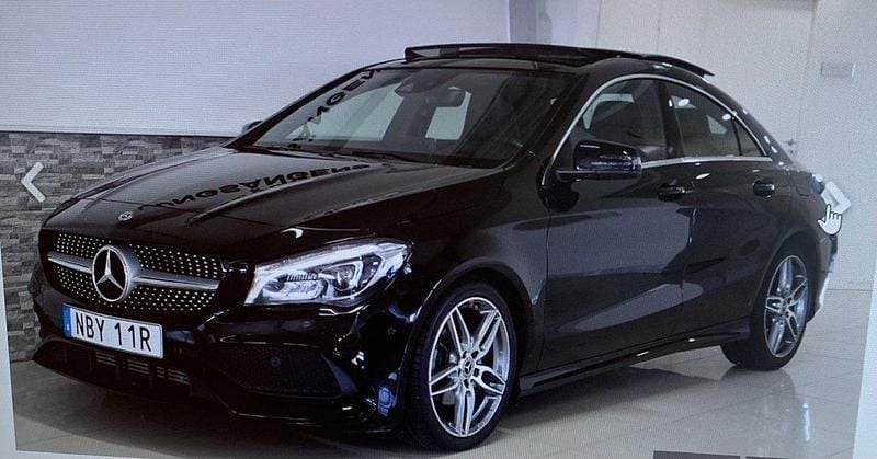 Svart Begagnad 2019 Mercedes CLA180 AMG Sedan | 250 000 kr (Marknadspris) - Bild 1/3