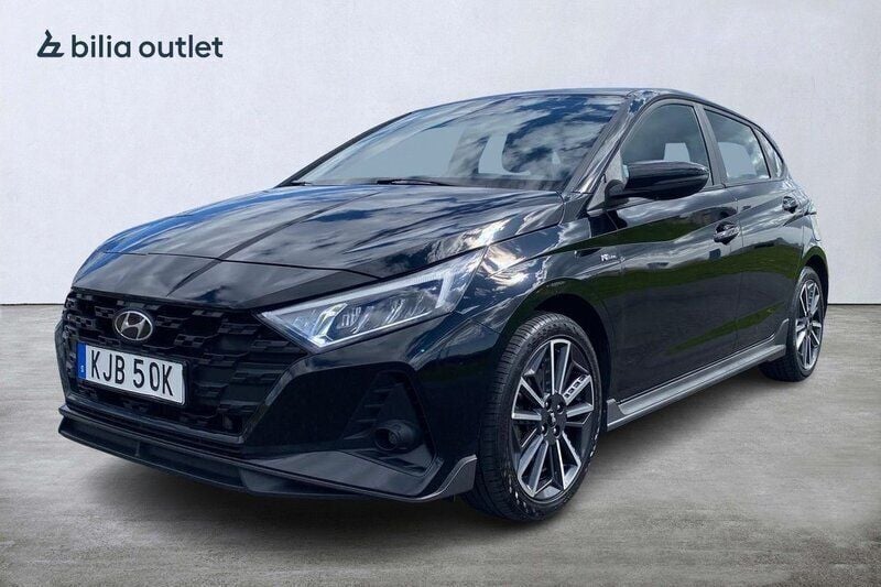 Svart Begagnad 2021 Hyundai i20 N Line Halvkombi | 179 900 kr (Marknadspris) - Bild 1/3