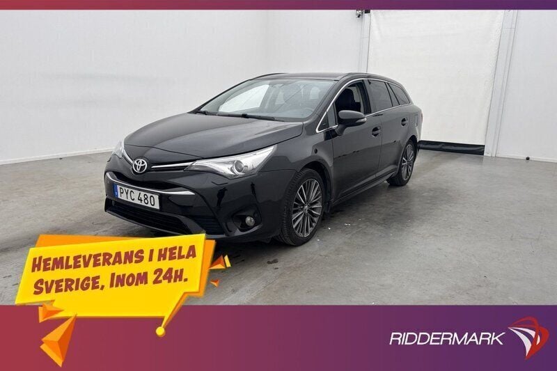 Svart Begagnad 2016 Toyota Avensis Active Kombi | 159 800 kr (Marknadspris) - Bild 1/3