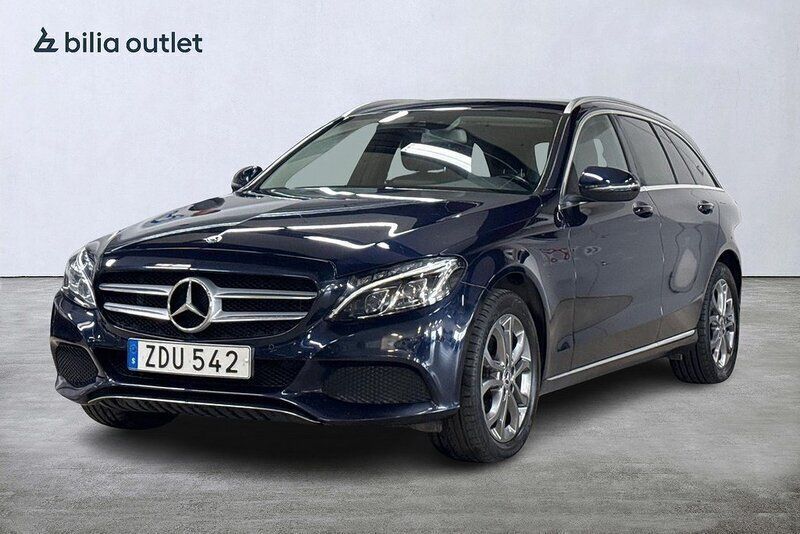 Blå Begagnad 2017 Mercedes C220 Avantgarde Kombi | 214 900 kr (Bra pris) - Bild 1/3