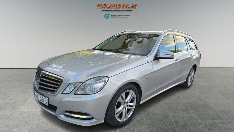 Silver Begagnad 2011 Mercedes E220 Avantgarde Kombi | 79 500 kr (Marknadspris) - Bild 1/2