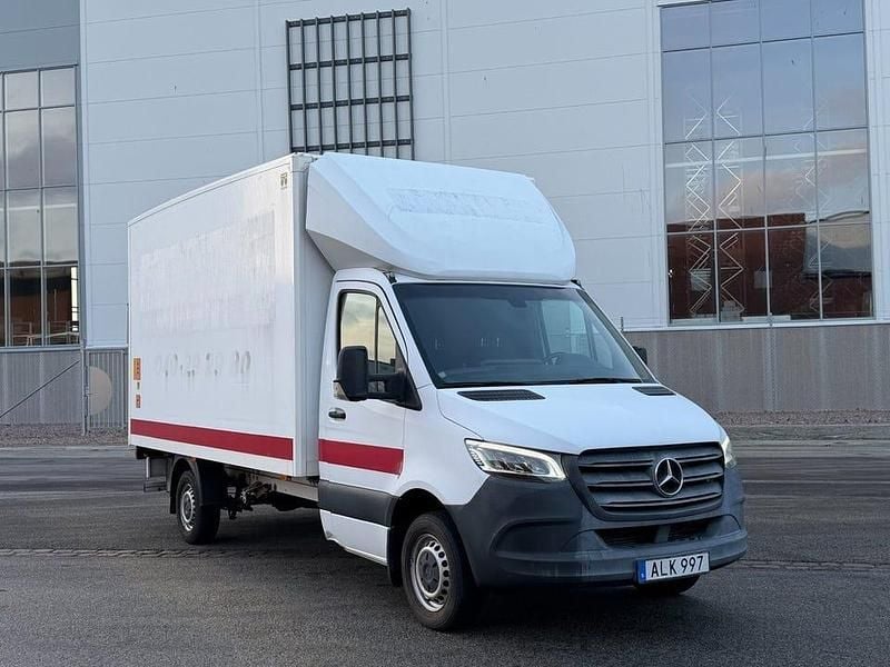 Vit Begagnad 2019 Mercedes Sprinter Van | 389 000 kr (Lite dyr) - Bild 1/4