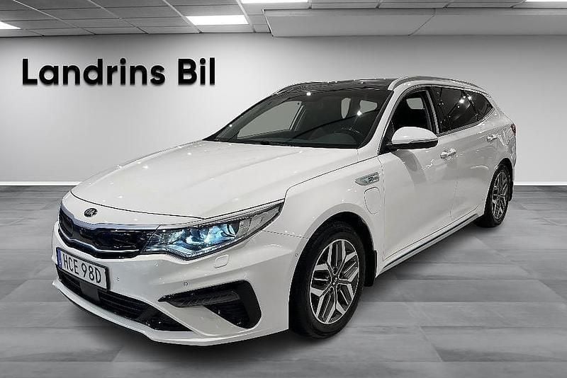 Begagnad Kia Optima Hybrid Advance 2020 Vit Sedan