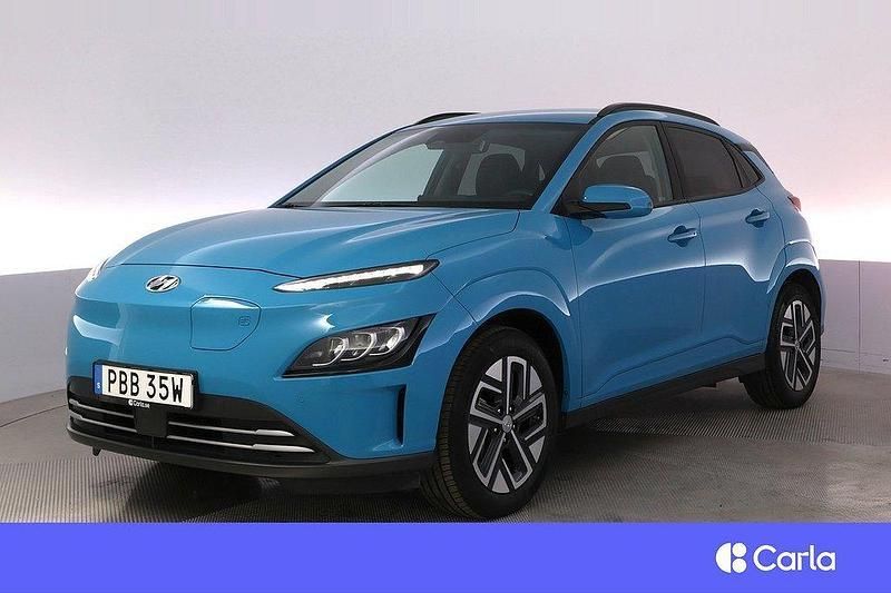 Blå Begagnad 2022 Hyundai Kona Essential SUV | 205 900 kr (Bra pris) - Bild 1/3