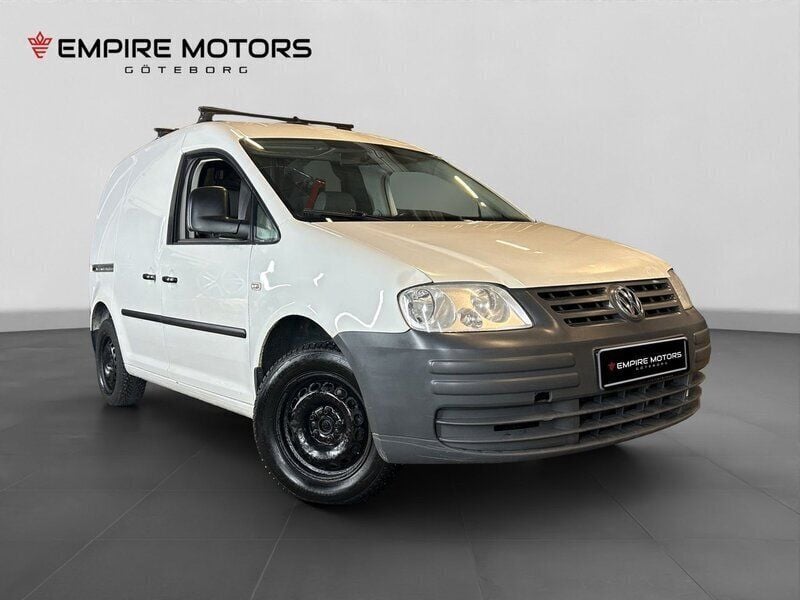 Vit Begagnad 2010 VW Caddy Minibuss | 44 900 kr (Lite dyr) - Bild 1/4