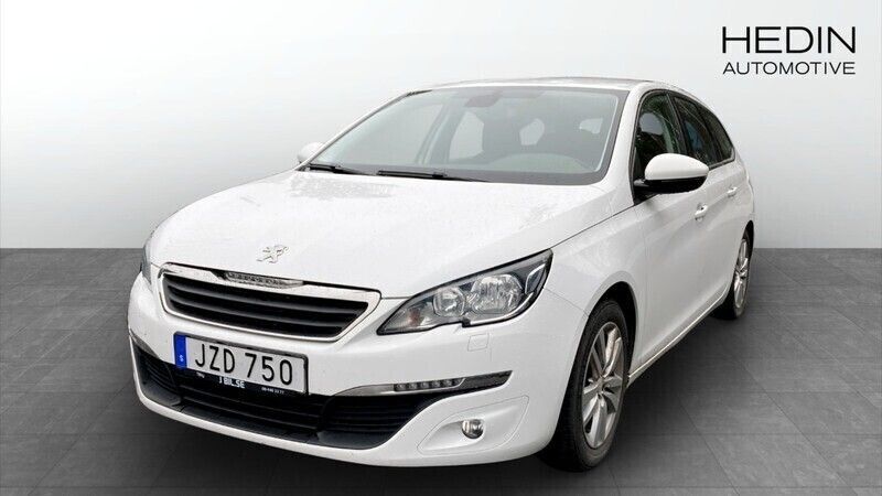 Vit (white) Begagnad 2015 Peugeot 308 Kombi | 39 800 kr (Superpris) - Bild 1/4