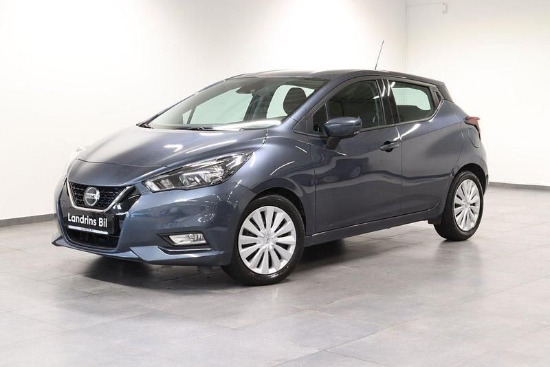 Mörkgrå Begagnad 2022 Nissan Micra Acenta Halvkombi | 159 000 kr (Marknadspris) - Bild 1/4