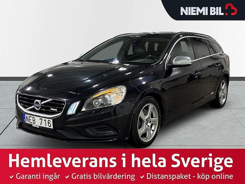 Svart Begagnad 2012 Volvo V60 R-Design Kombi | 129 900 kr (Marknadspris) - Bild 1/3
