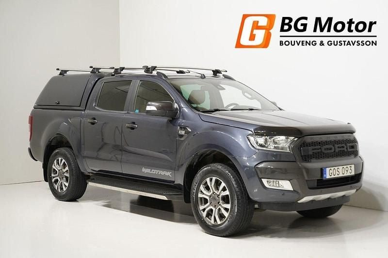 Grå Begagnad 2019 Ford Ranger Wildtrack Pickup | 319 800 kr (Dyr) - Bild 1/4